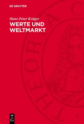 Krüger |  Werte und Weltmarkt | Buch |  Sack Fachmedien