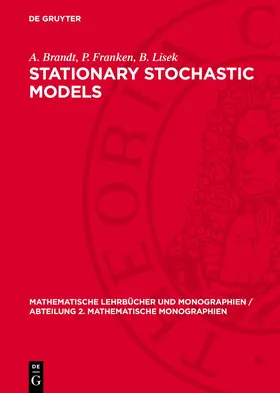 Brandt / Franken / Lisek |  Stationary Stochastic Models | eBook | Sack Fachmedien