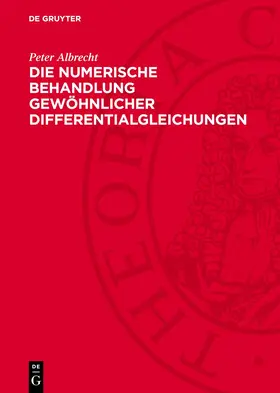Albrecht |  Die numerische Behandlung gewöhnlicher Differentialgleichungen | eBook | Sack Fachmedien