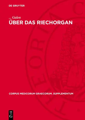 Galen |  Über das Riechorgan | eBook | Sack Fachmedien