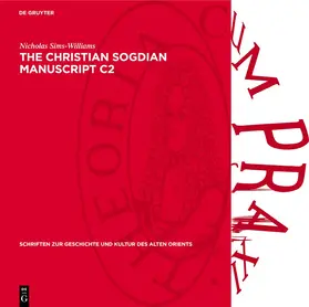 Sims-Williams |  The Christian Sogdian Manuscript C2 | Buch |  Sack Fachmedien