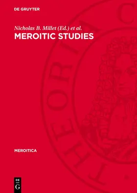 Kelley / Millet |  Meroitic Studies | Buch |  Sack Fachmedien