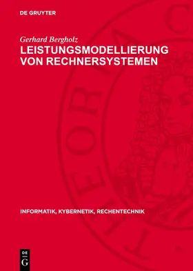 Bergholz |  Leistungsmodellierung von Rechnersystemen | Buch |  Sack Fachmedien