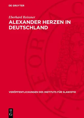 Reissner |  Alexander Herzen in Deutschland | eBook | Sack Fachmedien