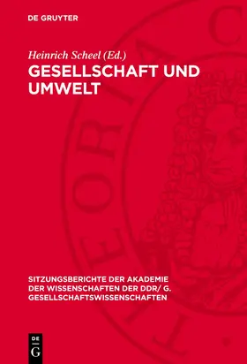 Scheel |  Gesellschaft und Umwelt | eBook | Sack Fachmedien