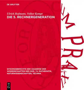 Hofmann / Kempe |  Die 5. Rechnergeneration | Buch |  Sack Fachmedien