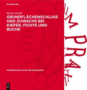 Erteld |  Grundflächenschluß und Zuwachs bei Kiefer, Fichte und Buche | eBook | Sack Fachmedien