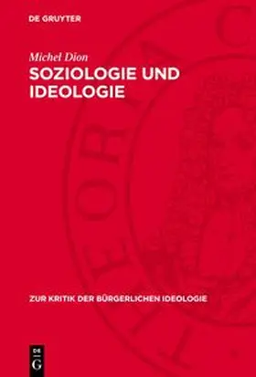 Dion |  Soziologie und Ideologie | Buch |  Sack Fachmedien