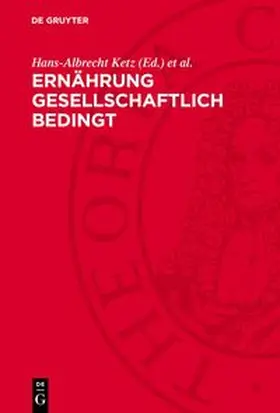 Ketz / Hanke |  Ernährung gesellschaftlich bedingt | Buch |  Sack Fachmedien