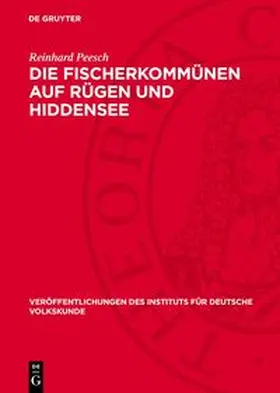 Peesch |  Die Fischerkommünen auf Rügen und Hiddensee | Buch |  Sack Fachmedien