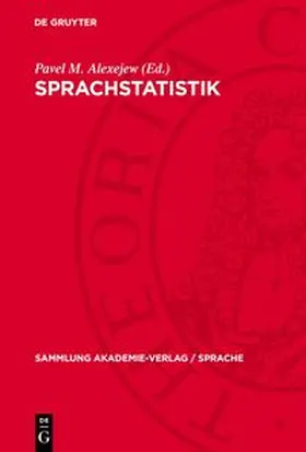 Alexejew |  Sprachstatistik | Buch |  Sack Fachmedien