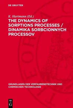 Hartmann |  The dynamics of sorptions processes / Dinamika sorbcionnych processov | eBook | Sack Fachmedien