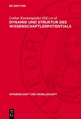 Kannengießer / Meyer |  Dynamik und Struktur des Wissenschaftlerpotentials | Buch |  Sack Fachmedien