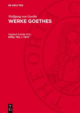 Scheibe |  Epen, Teil 1: Text | eBook | Sack Fachmedien