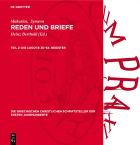 Berthold / Makarios / Symeon |  Die Logoi B 30–64. Register | eBook | Sack Fachmedien