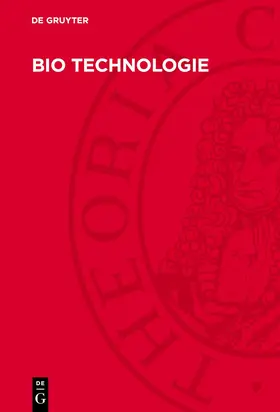  Bio Technologie | eBook | Sack Fachmedien