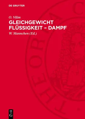Vilim / Hala / Pick |  Gleichgewicht Flüssigkeit - Dampf | Buch |  Sack Fachmedien