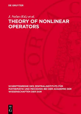 Necas / Necas / Kolomý |  Theory of Nonlinear Operators | Buch |  Sack Fachmedien