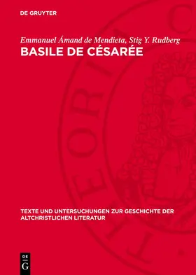 Mendieta / Rudberg | Basile de Césarée | Buch | 978-3-11-276438-1 | www2.sack.de