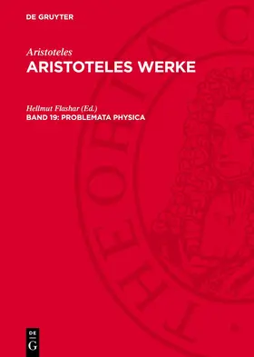Flashar |  Problemata Physica | eBook | Sack Fachmedien