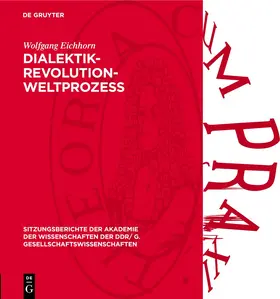 Eichhorn |  Dialektik-Revolution-Weltprozeß | Buch |  Sack Fachmedien