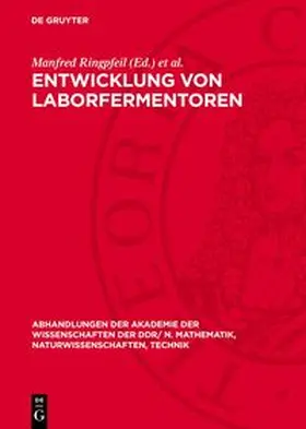 Ringpfeil / Scheel |  Entwicklung von Laborfermentoren | Buch |  Sack Fachmedien