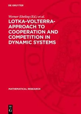 Ebeling / Peschel |  Lotka-Volterra-Approach to Cooperation and Competition in Dynamic Systems | Buch |  Sack Fachmedien