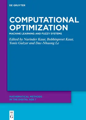 Kaur / Gulzar / Le |  Computational Optimization | Buch |  Sack Fachmedien