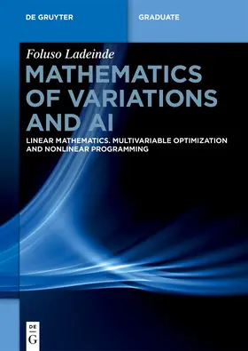 Ladeinde |  Mathematics of Variations and Artificial Intelligence | Buch |  Sack Fachmedien
