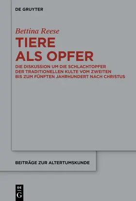 Reese |  Tiere als Opfer | Buch |  Sack Fachmedien