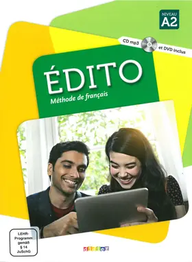 Abou-Samra / Braud / Brunelle |  Édito A2. Livre élève + CD MP3 + DVD | Buch |  Sack Fachmedien