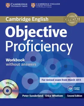 Sunderland / Hall |  Objective Proficiency. Workbook without answers with Audio CD | Buch |  Sack Fachmedien