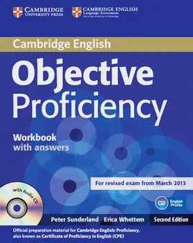 Sunderland / Hall |  Objective Proficiency. Workbook with answers with Audio CD | Buch |  Sack Fachmedien