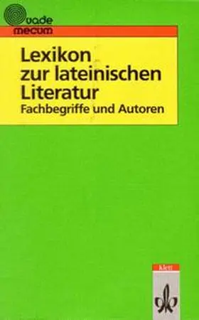 Hahn |  Lexikon zur lateinischen Literatur | Buch |  Sack Fachmedien