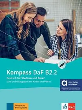  Kompass DaF B2.2 - Hybride Ausgabe allango | Buch |  Sack Fachmedien
