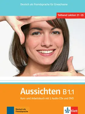 Jentges / Klötzer / Lundquist-Mog |  Aussichten / Kursbuch + Arbeits-/Materialienbuch mit 2 Audio-CDs und DVD B1.1 | Buch |  Sack Fachmedien