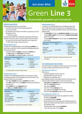 Schlimm |  Green Line 3. Alles auf einen Blick. Grammatik | Buch |  Sack Fachmedien