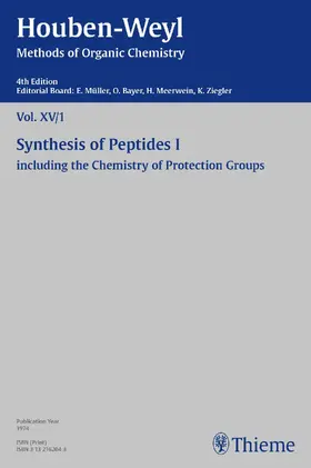 Müller / Müller-Dolezal / Stoltz |  Houben-Weyl Methods of Organic Chemistry Vol. XV/1, 4th Edition | eBook | Sack Fachmedien