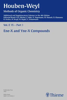 Banert / Bott / Ellinghaus |  Houben-Weyl Methods of Organic Chemistry Vol. E 15/1, 4th Edition Supplement | eBook | Sack Fachmedien