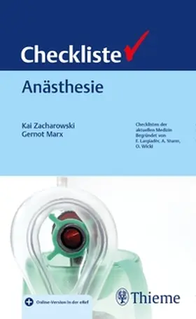 Zacharowski / Marx |  Checkliste Anästhesie | Buch |  Sack Fachmedien