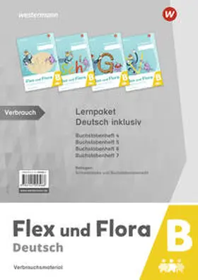 Flex und Flora. Lernpaket Deutsch inklusiv B (Druckschrift) | Buch |  Sack Fachmedien