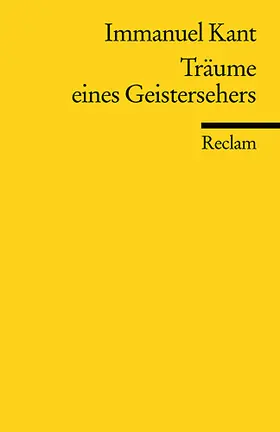 Malter / Kant |  Träume eines Geistersehers, erläutert durch Träume der Metaphysik | Buch |  Sack Fachmedien