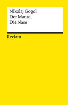 Eberhard Reissner |  Der Mantel / Die Nase | Buch |  Sack Fachmedien