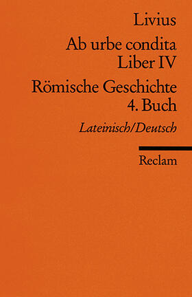 Fladerer / Livius |  Ab urbe condita. Liber IV / Römische Geschichte. 4. Buch | Buch |  Sack Fachmedien