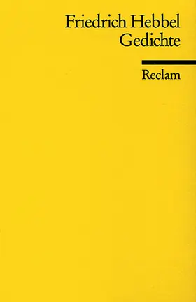 Hebbel |  Gedichte | Buch |  Sack Fachmedien