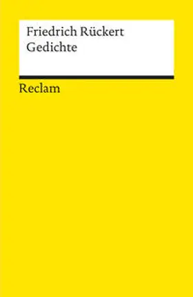 Rückert / Schmitz |  Gedichte | Buch |  Sack Fachmedien