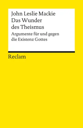 Mackie |  Das Wunder des Theismus | Buch |  Sack Fachmedien