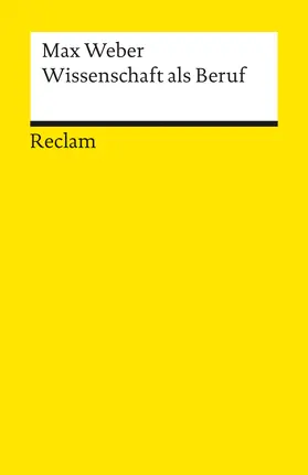 Weber |  Wissenschaft als Beruf | Buch |  Sack Fachmedien