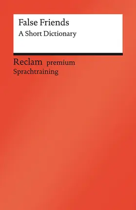 Dretzke / Nester |  False Friends. A Short Dictionary | Buch |  Sack Fachmedien