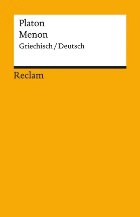 Platon / Krapinger |  Menon | Buch |  Sack Fachmedien